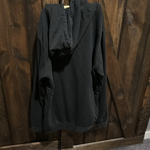 Black Adidas Hooded Sweatshirt, Men’s Medium - Picture 8 of 11